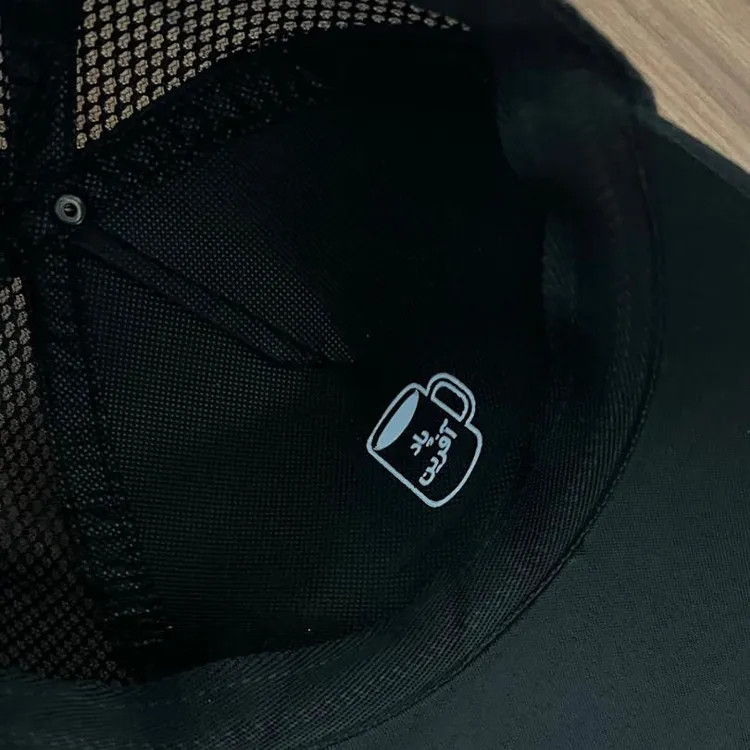 کلاه کپ پاد آفرین مدل جمله ژاپنی جنس کتان آفتاب گیر قابل تنظیم زنانه مردانه