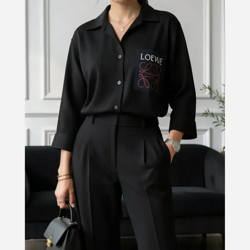شومیز زنانه مدل هانا جنس آیوا فری سایز 38 تا 56