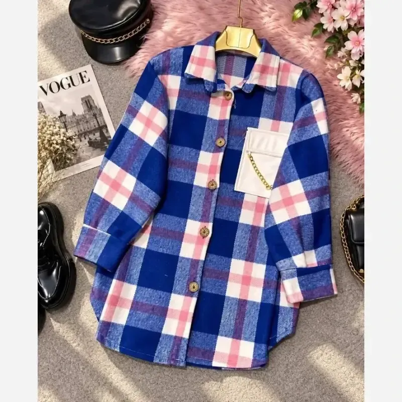 مانتو فوتر پشمی گرم بالا مدل پانچ تک جیب چرم سایز 38 تا 50